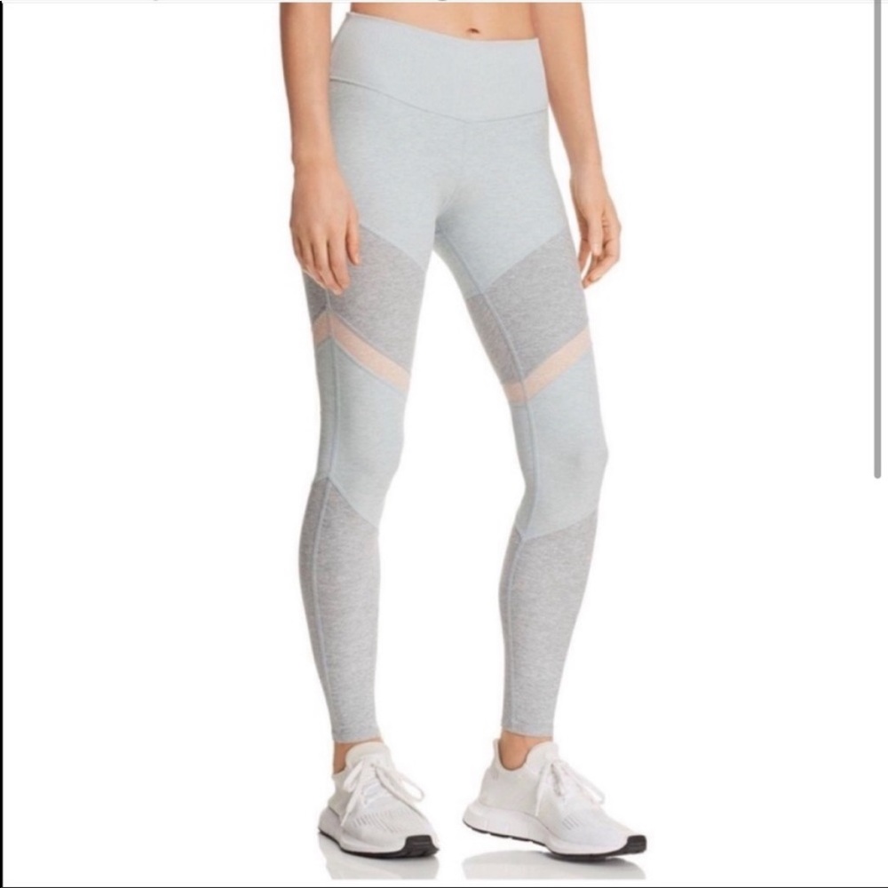 Alo Yoga High Alosoft Sheila Colorblock Leggings Size XS Grey Pink
